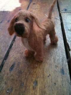 dachsund needlefelt