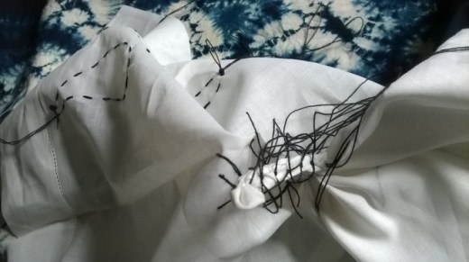 shibori stitching